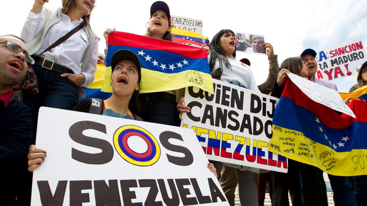 Opositores al régimen de Nicolás Maduro