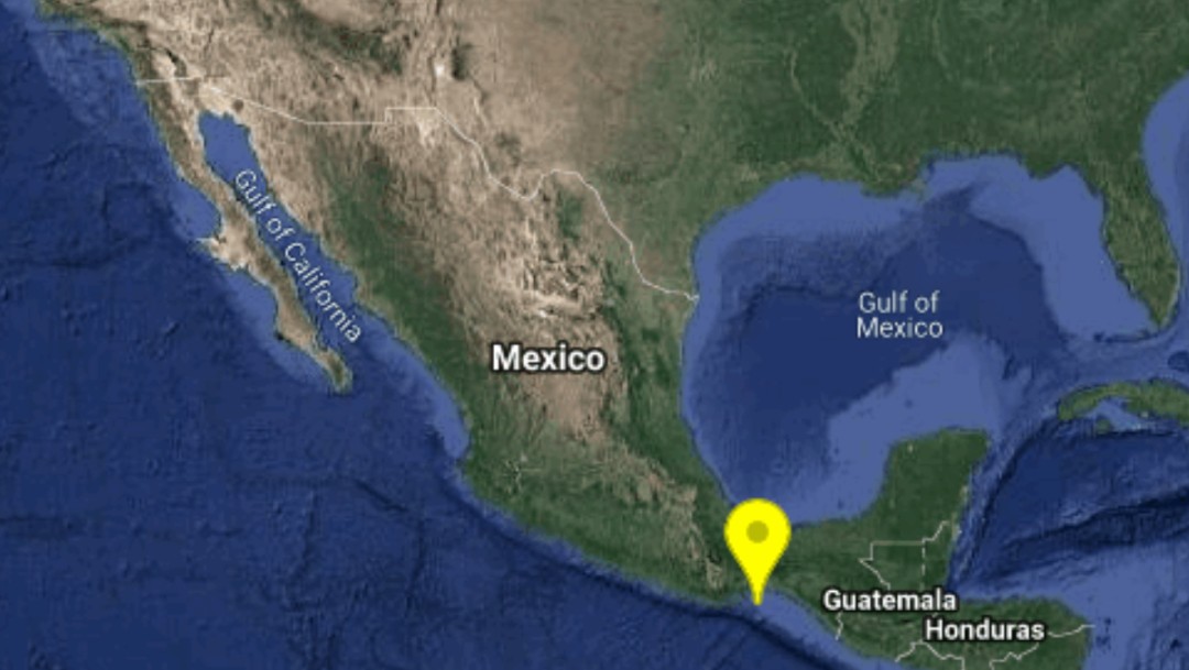 Foto: Mapa de sismo en Oaxaca, 13 de septiembre de 2019