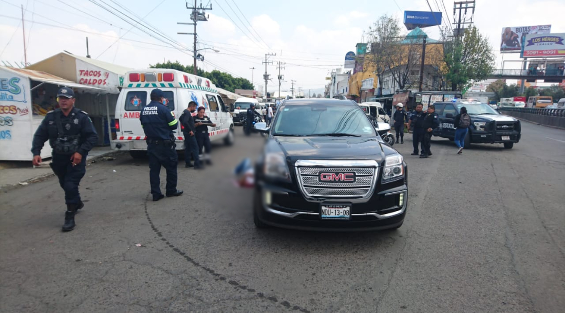 Matan a tiros a copiloto de camioneta cerca del Metro Santa Marta