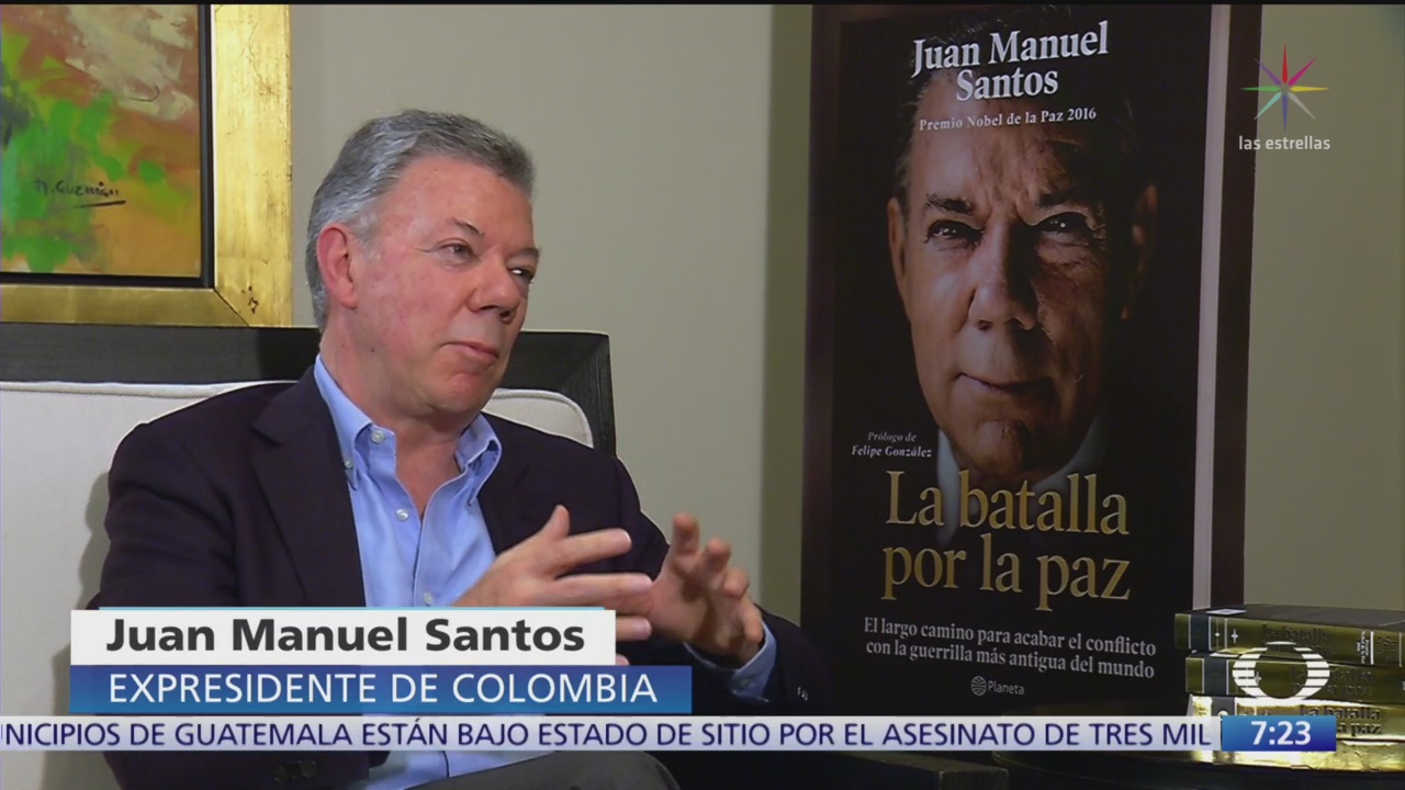 México y Colombia pueden compartir lecciones, dice Juan Manuel Santos