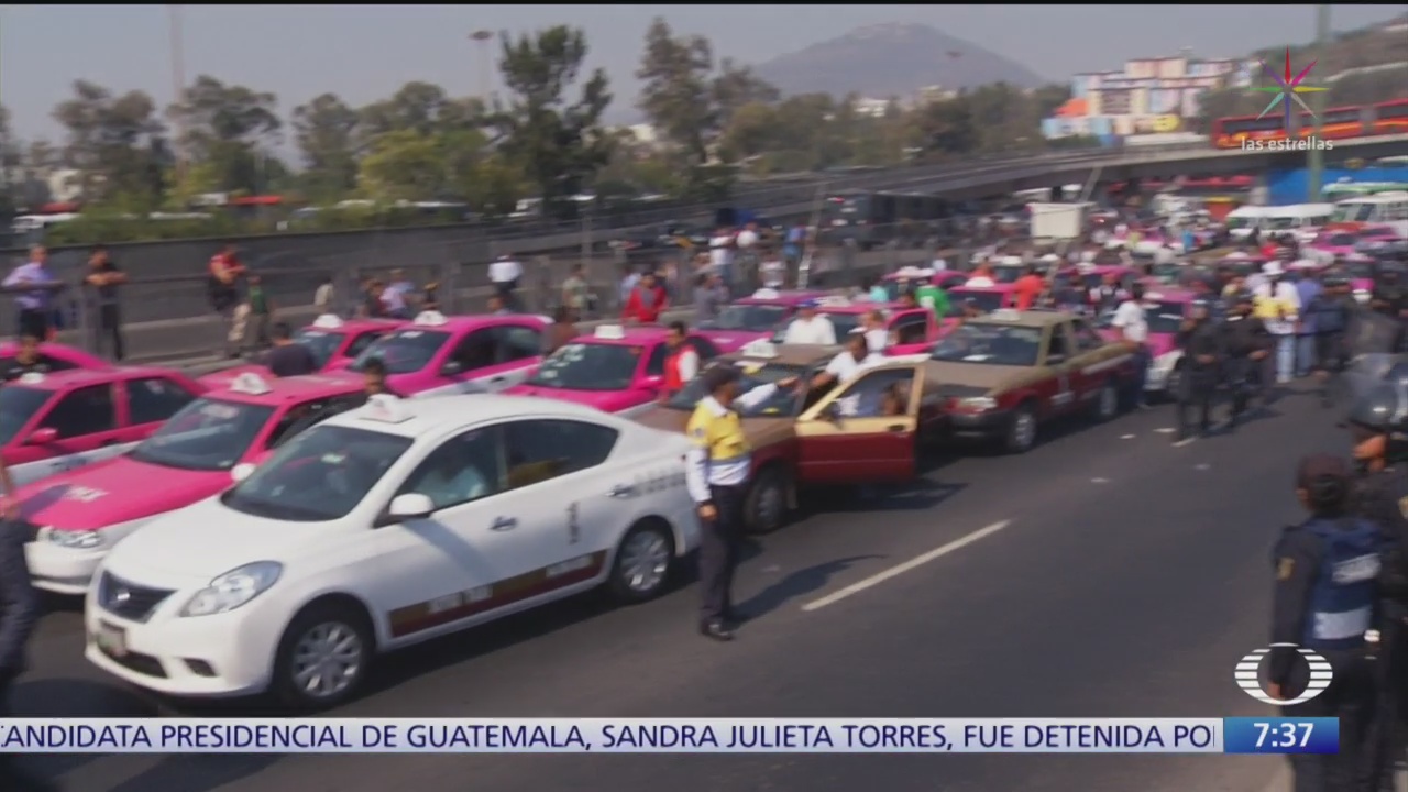 Movilizaciones de transportistas en la CDMX