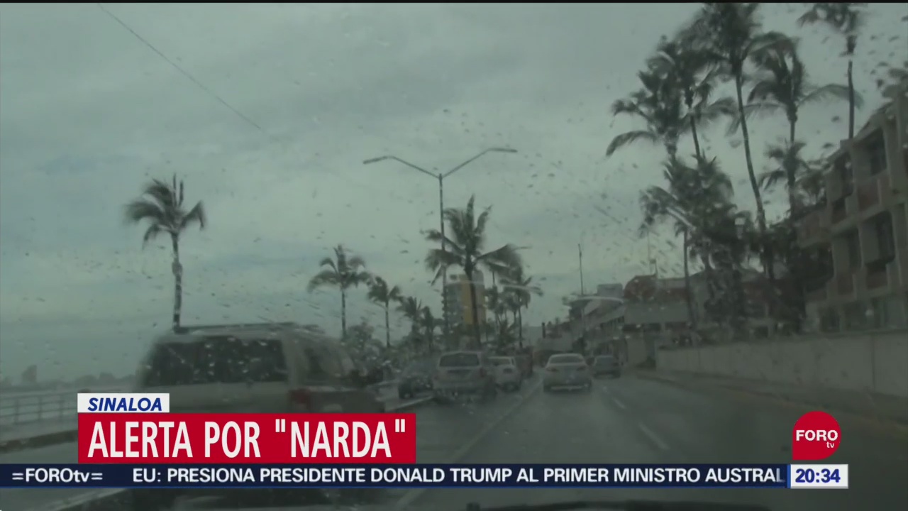 Foto: Narda Provoca Olas Cinco Metros Altura Sinaloa 30 Septiembre 2019