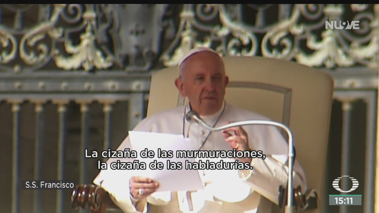 FOTO: Papa Francisco Invita Fieles A No Dañar Iglesia Con Calumnias