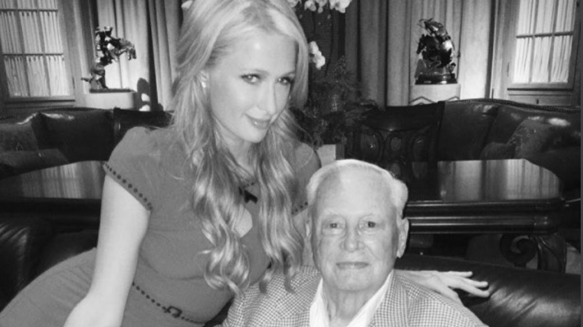 Paris Hilton y su abuelo William Barron