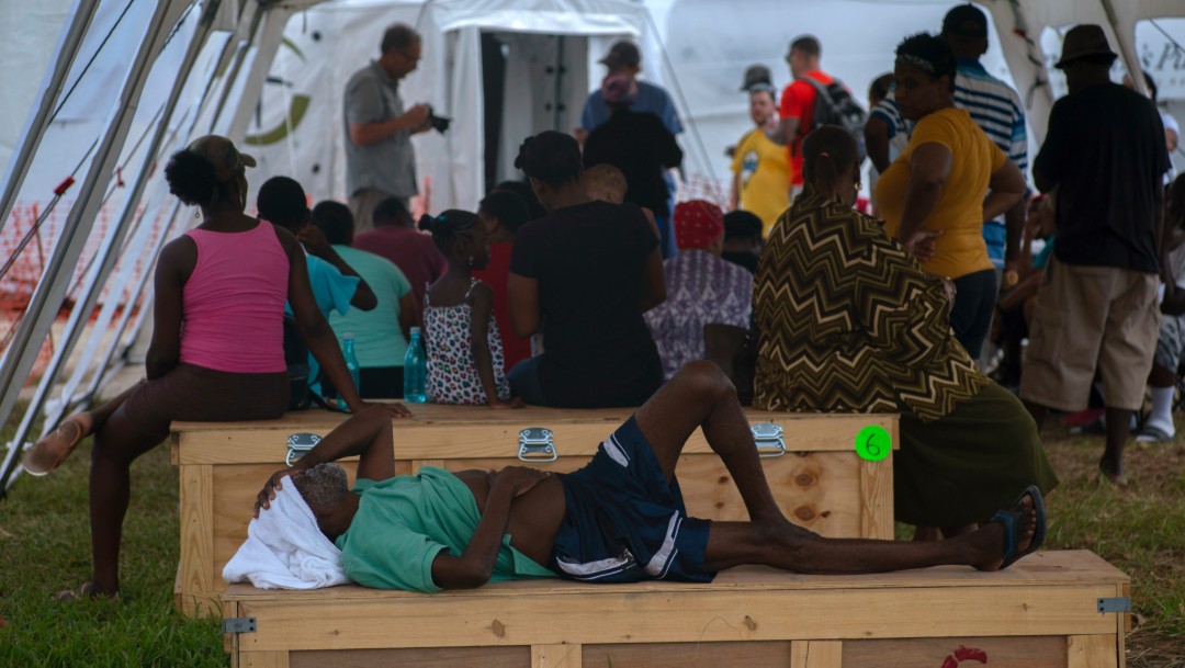 Foto: Personas lesionadas por huracán Dorian, 10 de septiembre de 2019, Bahamas 