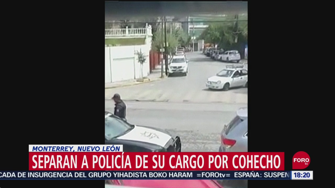 FOTO: Policía Monterrey Recibe Mordida Automovilista Es Cesado