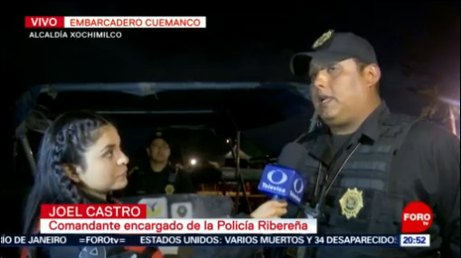 Foto: Policía Ribereña Estrategia Seguridad Xochimilco 2 Septiembre 2019