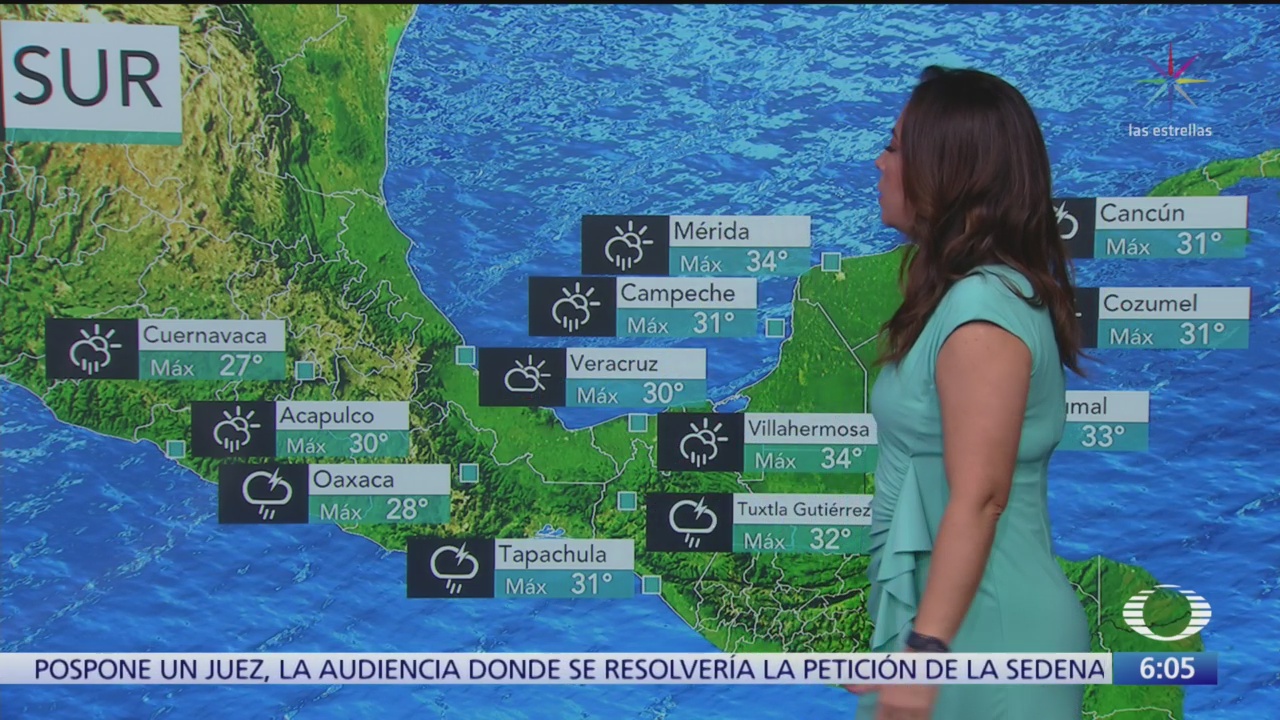 Prevén lluvias en gran parte de México