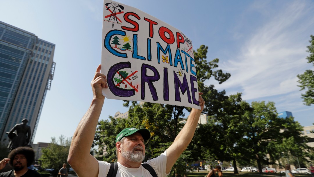 Foto: Protesta contra cambio climático, 20 de septiembre de 2019, Estados Unidos