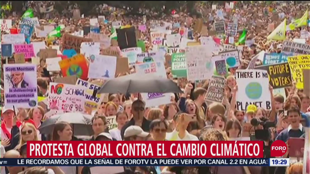 Foto: Protesta Mundial Contra Cambio Climático 20 Septiembre 2019