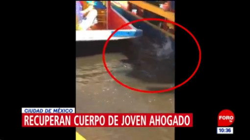 Recuperan cuerpo de joven que cayó a canales de Xochimilco