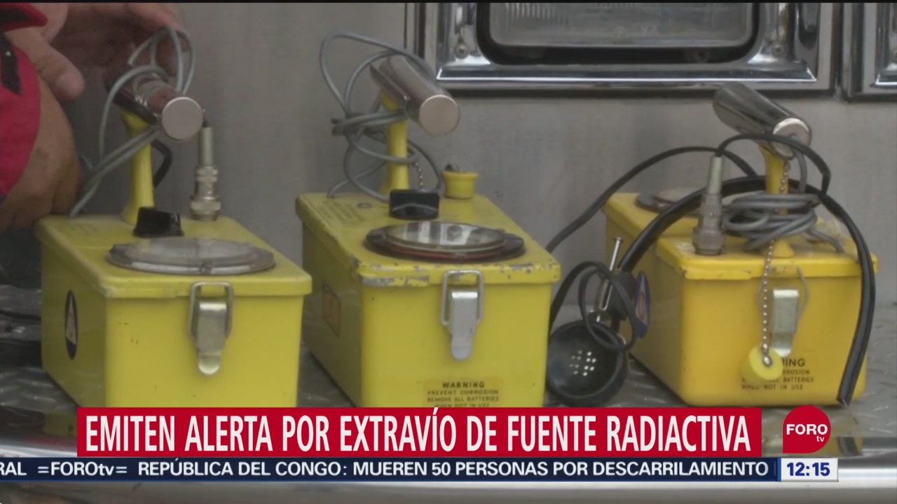 Reportan desaparición de fuente radiactiva en Michoacán