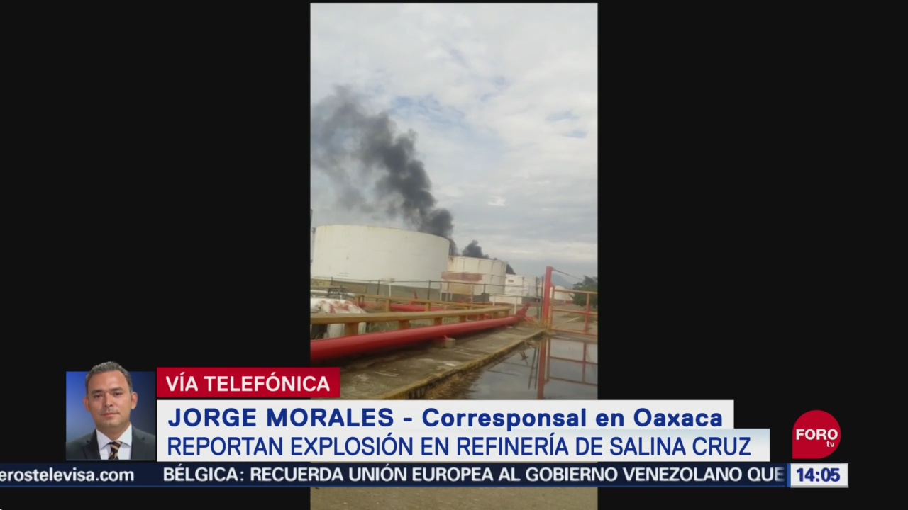 FOTO: Explosión Refinería Salina Cruz Oaxaca