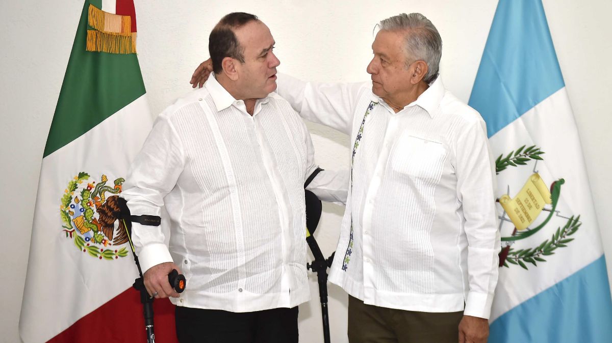 AMLO se reúne con presidente electo de Guatemala