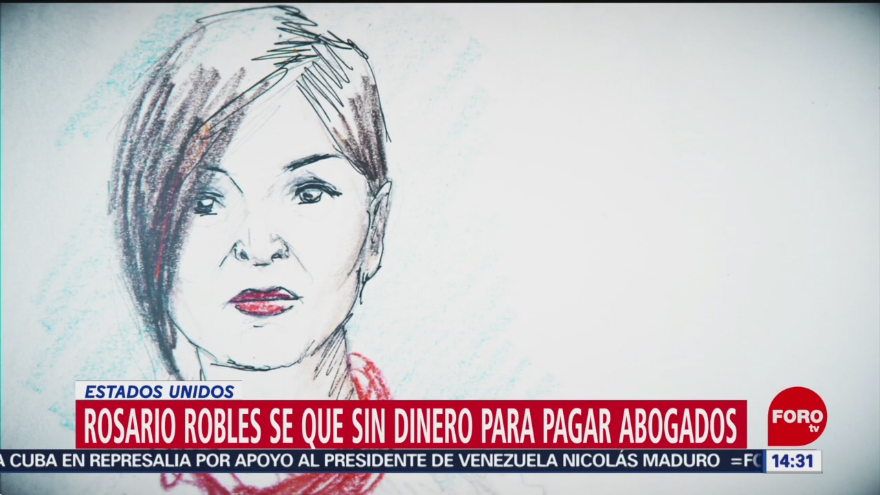 FOTO: Rosario Robles Se Queda Sin Abogados Por Falta Dinero
