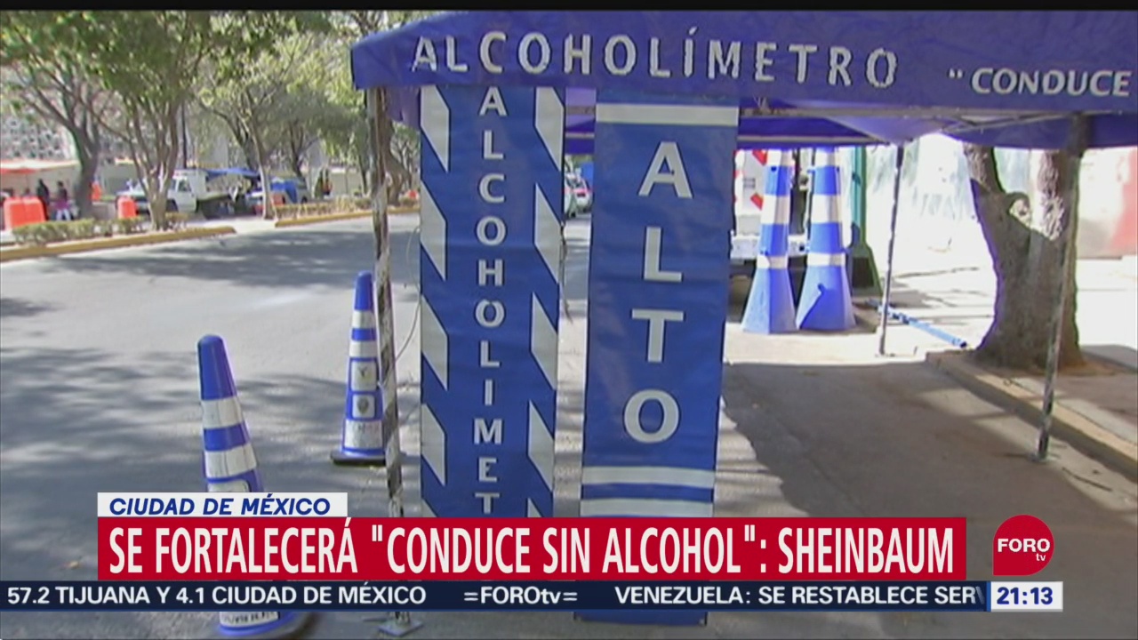 Se fortalecerán medidas en alcoholímetros de la Ciudad de México