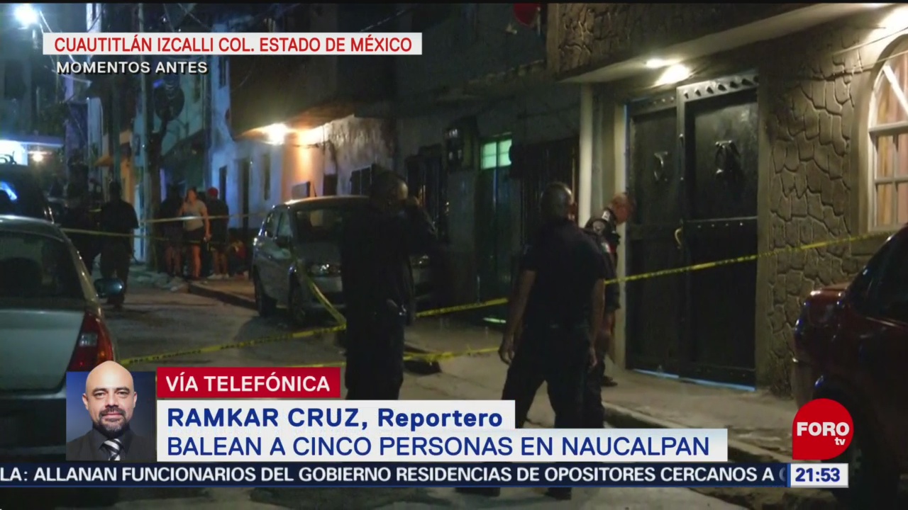 FOTO: Se registra balacera en Naucalpan, 8 septiembre 2019
