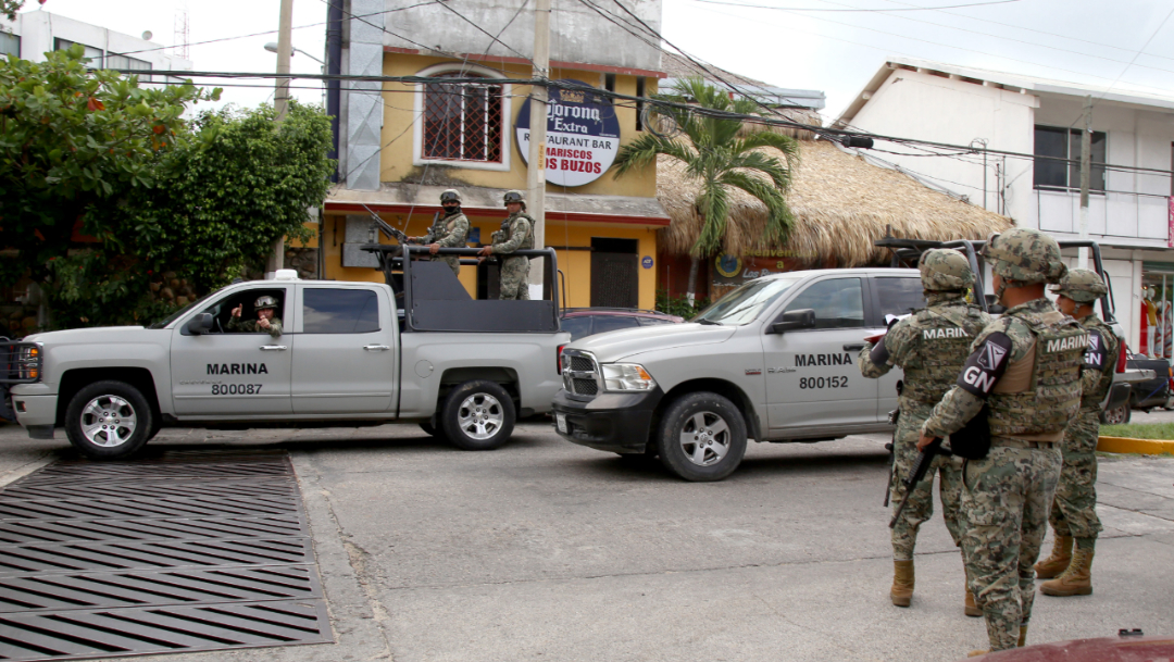 Foto: Elementos de la Marina y de la Guardia Nacional vigila zonas de Guerrero, 7 septiembre 2019