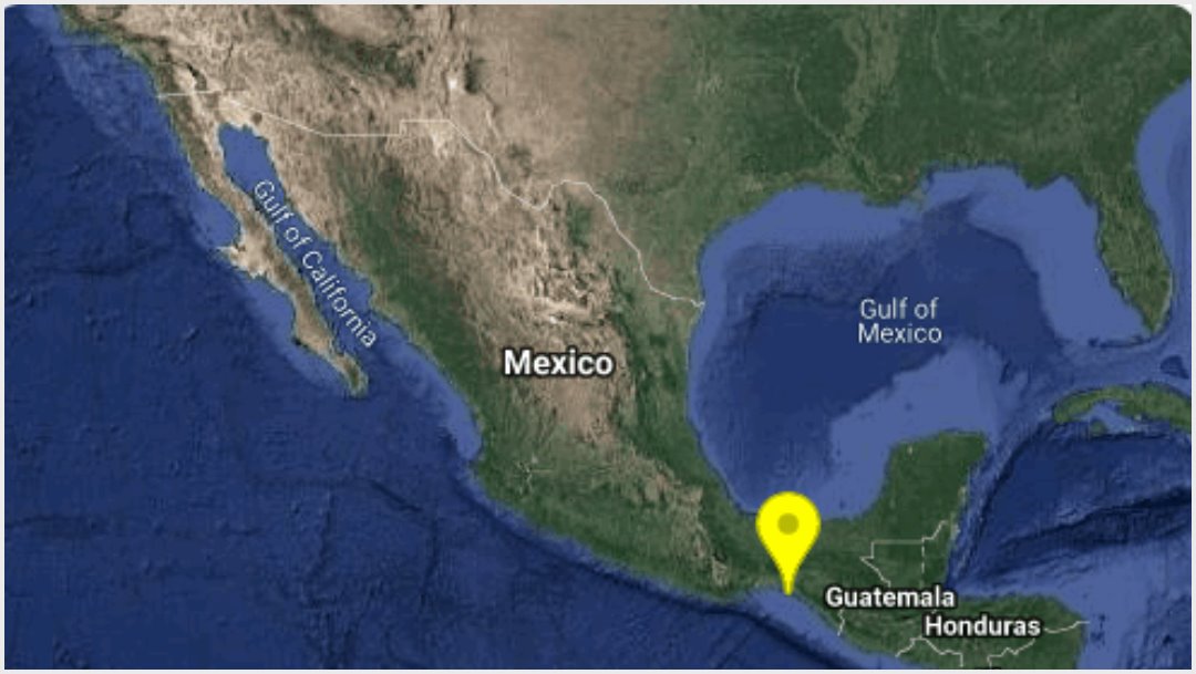 Se registra sismo de magnitud 5.0 en Chiapas