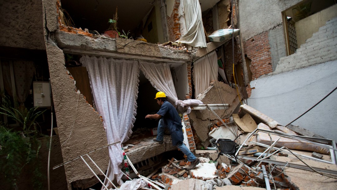 Foto: Daños por sismo en México, 18 de octubre de 2017, Ciudad de México