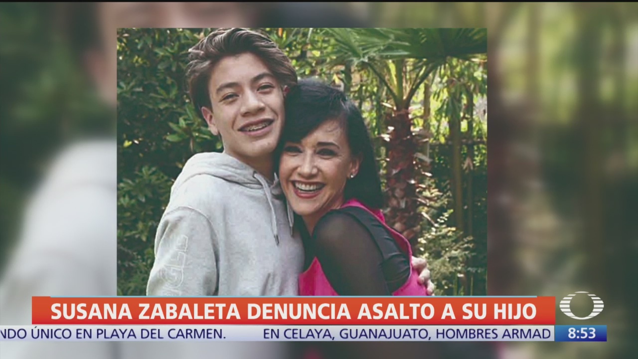 Susana Zabaleta denuncia asalto contra su hijo