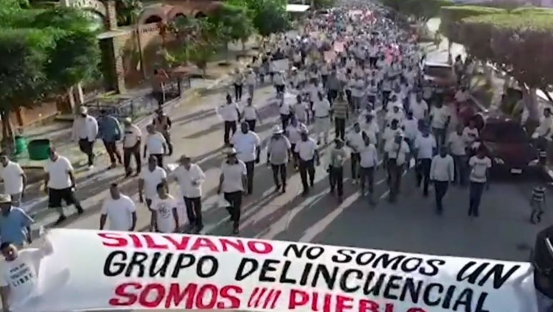 Marchan por la paz, en Tepalcatepec, Michoacán; temen nuevo enfrentamiento