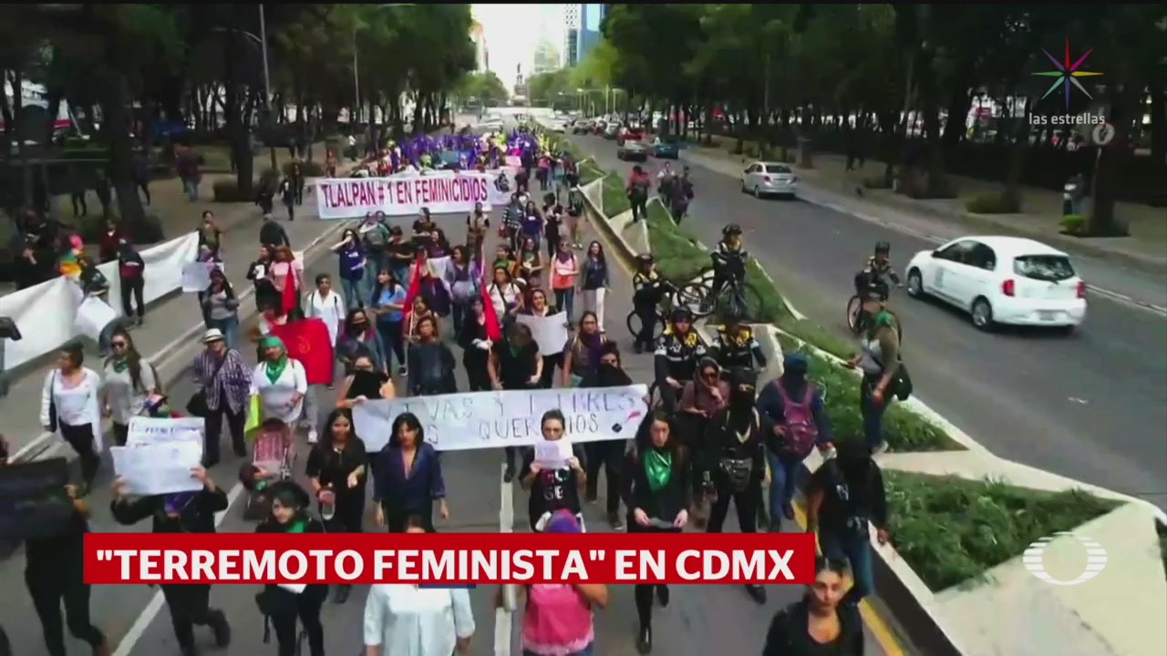 Foto: Terremoto Feminista Marcha Violencia Mujeres Cdmx 19 Septiembre 2019
