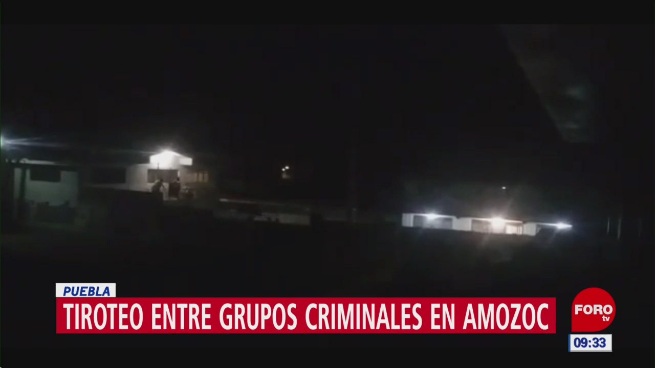 Tiroteo entre grupos criminales en Amozoc, Puebla