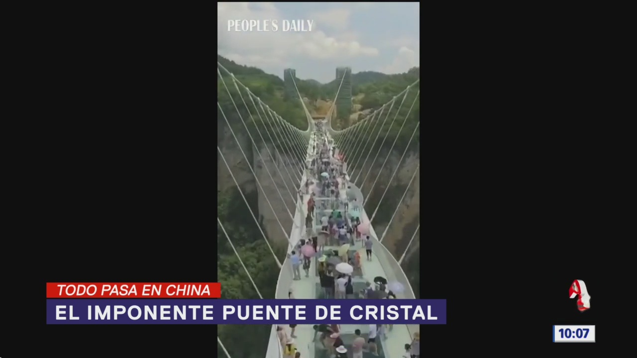 Todo Pasa En China: El imponente puente de cristal