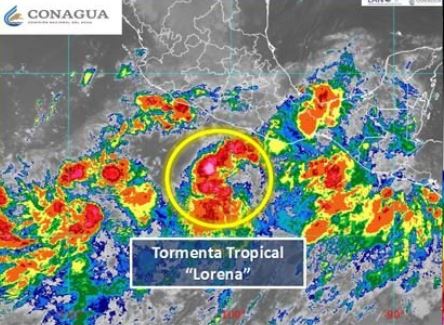Alerta en el Pacífico mexicano por la formación de la tormenta tropical ‘Lorena’