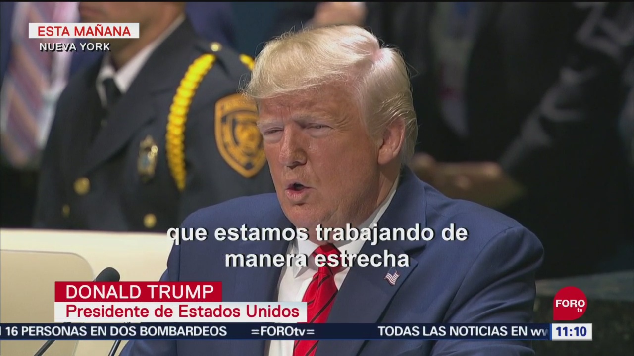 Trump felicita a López Obrador por su cooperación en la frontera