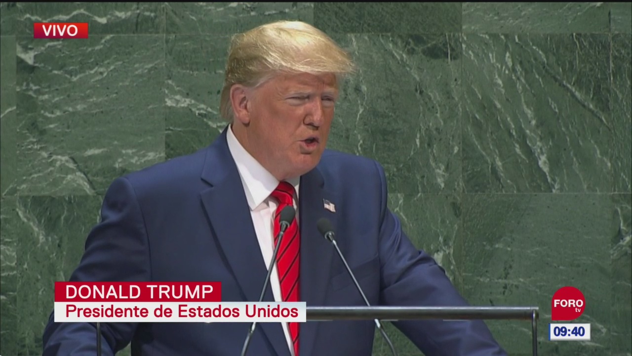 Trump habla ante la Asamblea General de la ONU