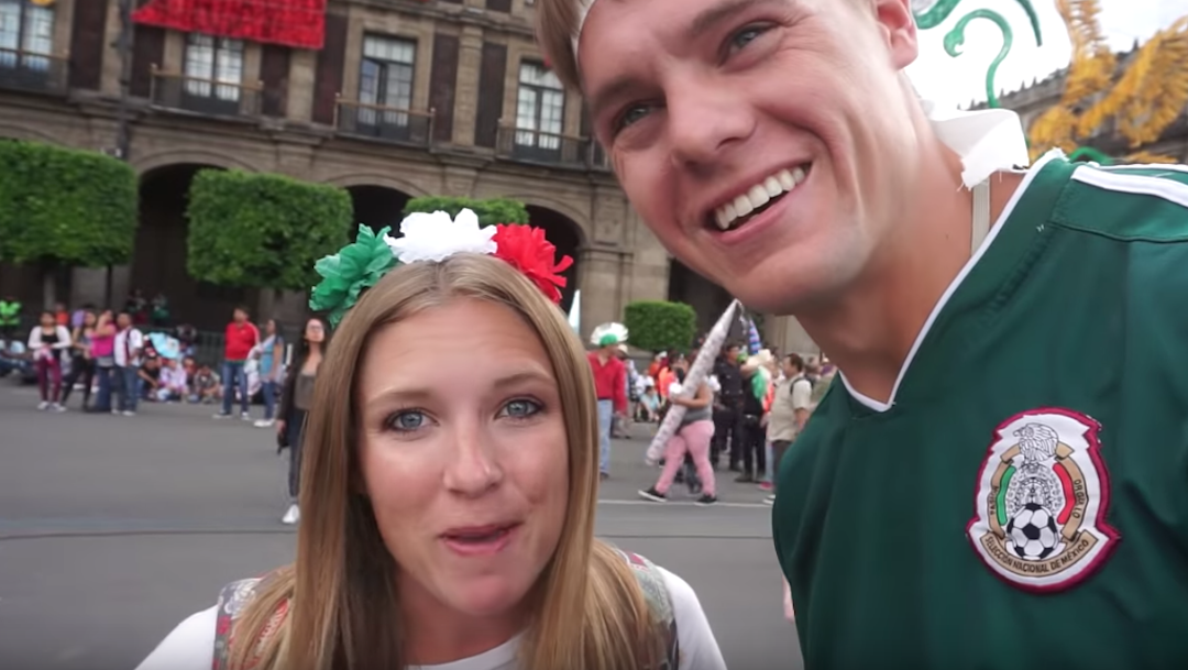 Video: Youtubers estadounidenses, asombrados durante el Grito y Desfile de Independencia