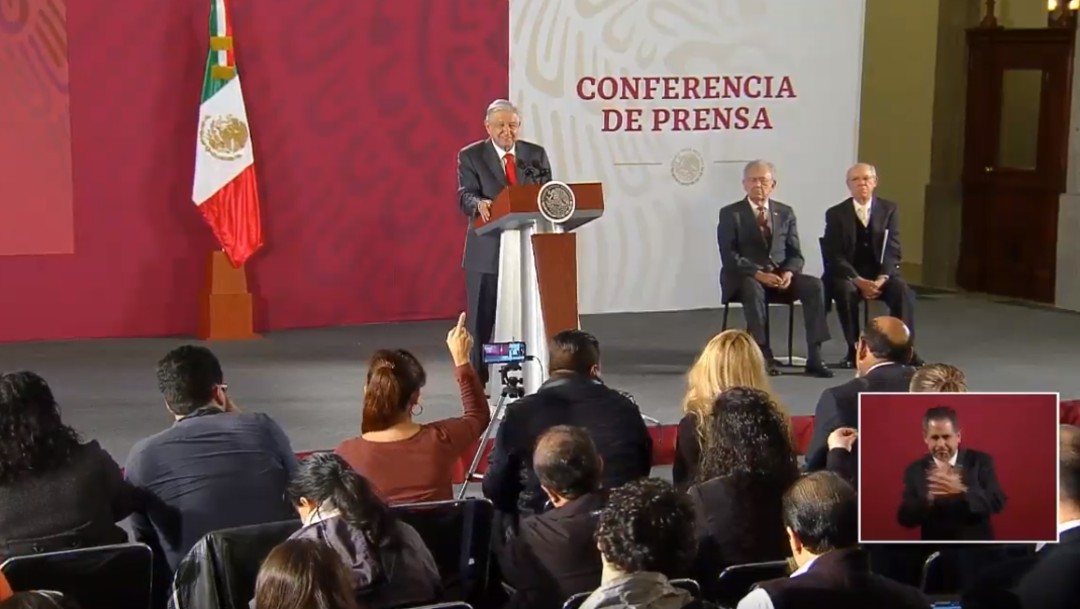 Foto: López Obrador en conferencia de prensa, 8 de octubre de 2019, Ciudad de México