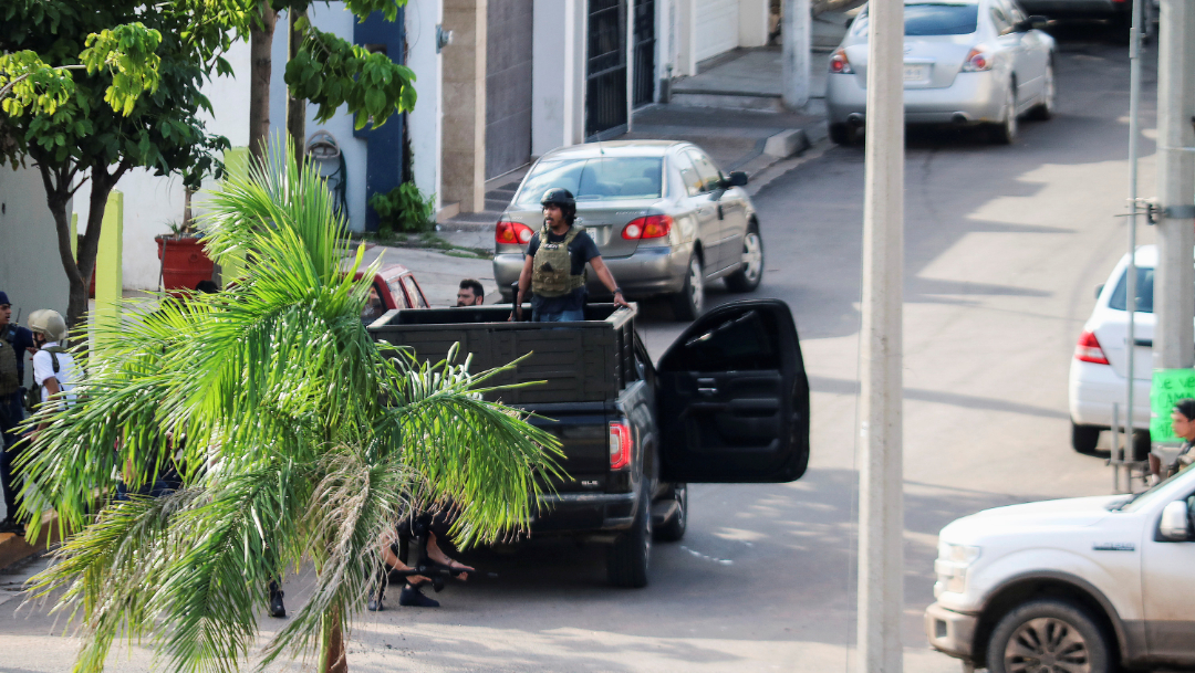 Aspectos de la balacera en Culiacán, Sinaloa. (Reuters)