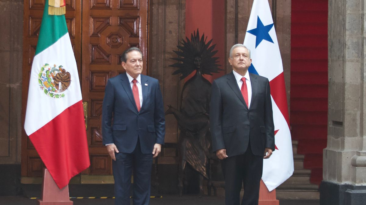 El presidente López Obrador recibió a su homólogo de Panamá