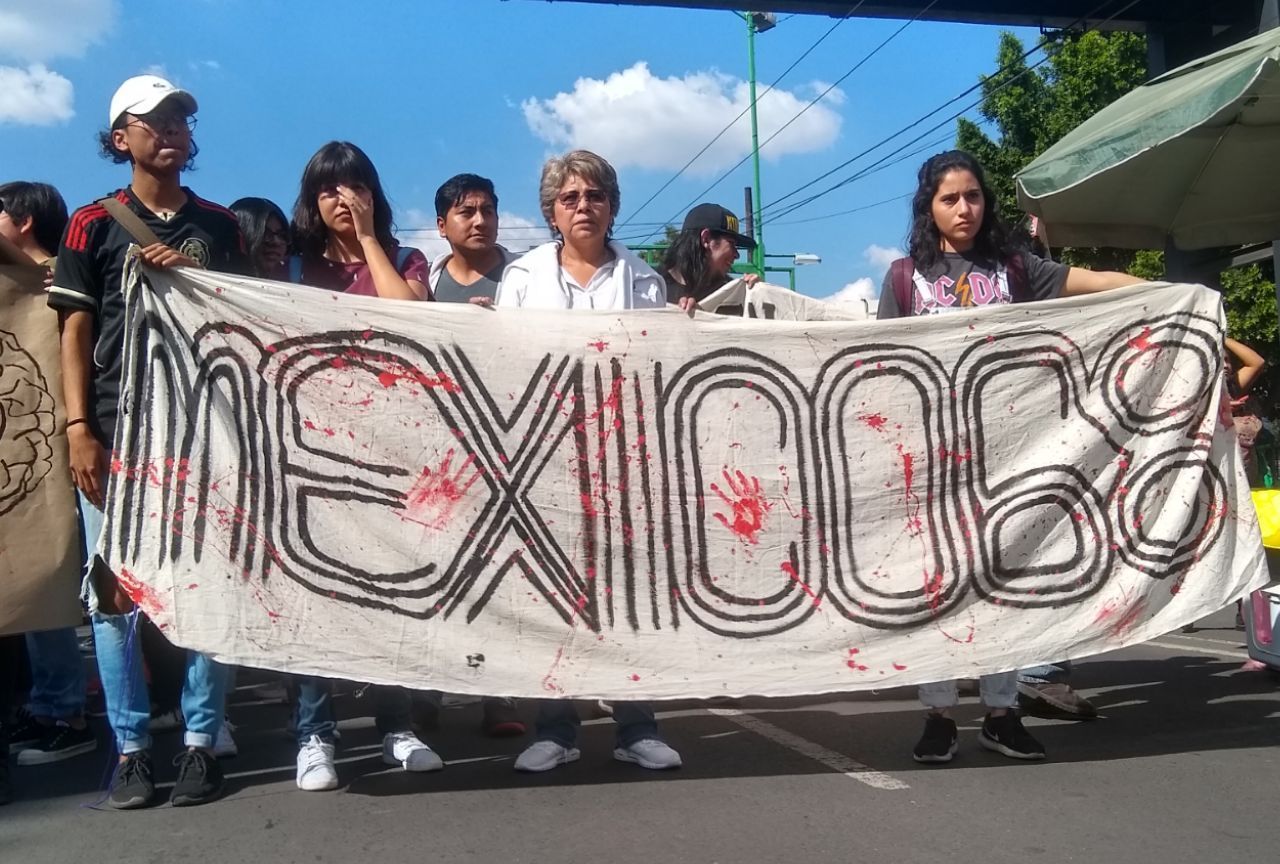 Preparativos de contingentes por la marcha, 02 octubre del 2019 (Elizabeth Jiménez/Plumas Atómicas)