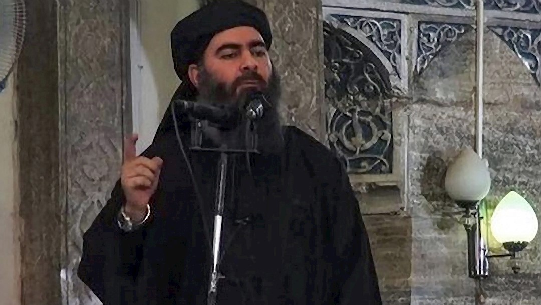 El líder del Estado Islámico, Abu Bakr al Bagdadi, 27 octubre 2019