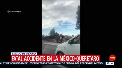 FOTO: Accidente en carretera México-Querétaro deja 6 muertos, 19 octubre 2019