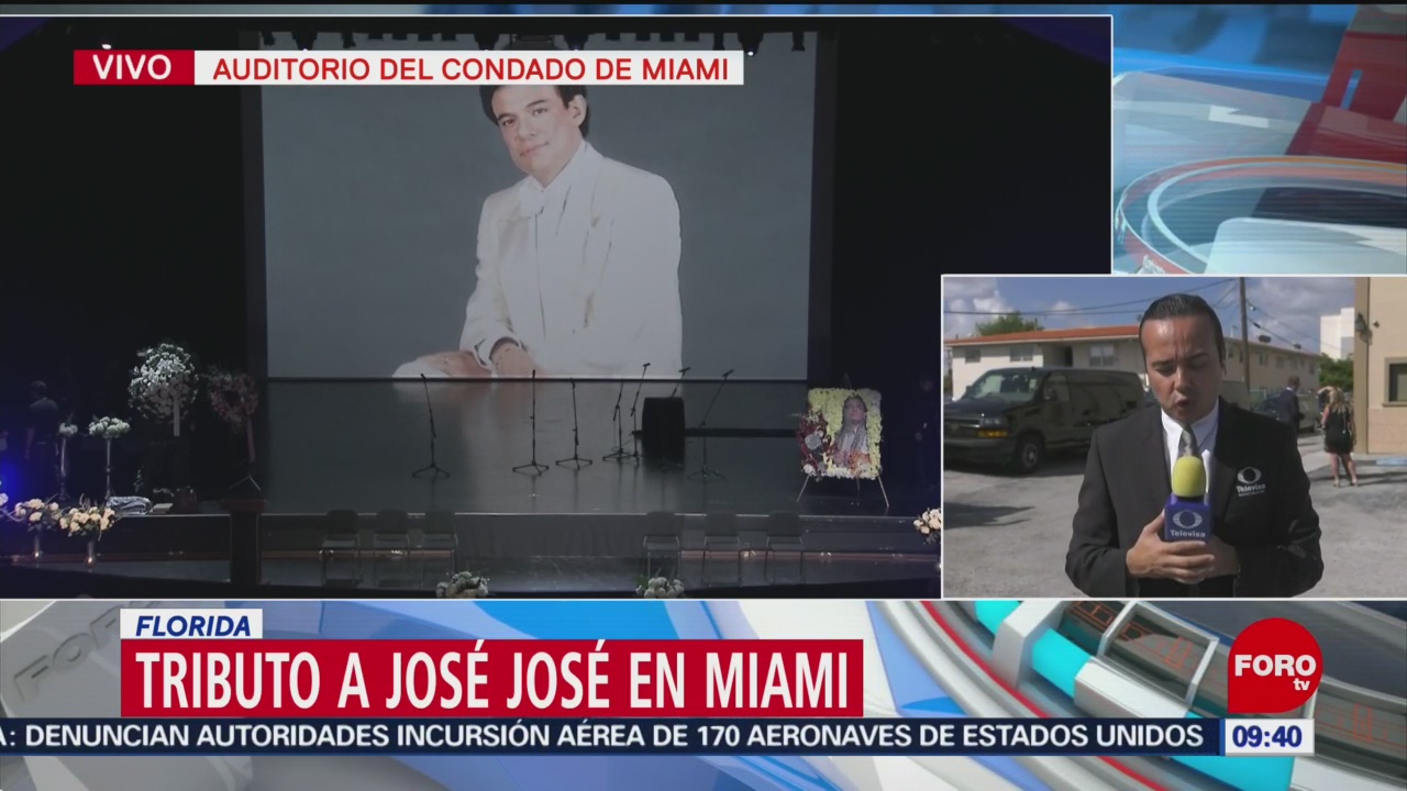 FOTO: Alistan cortejo fúnebre de José José para homenaje en Miami-Dade, 6 octubre 2019