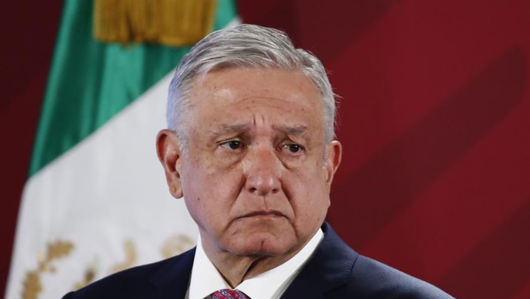 Foto: El presidente Andrés Manuel López Obrador durante la conferencia matutina del lunes 21 de octubre de 2019, el 21 de octubre de 2019 (EFE)