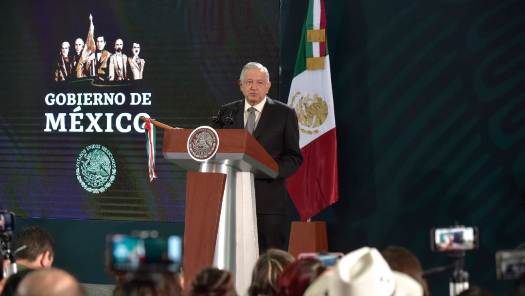 Foto: El presidente Andrés Manuel López Obrador durante su conferencia matutina tras los hechos de violencia en Culiacán, Sinaloa, el 18 de octubre de 2019 (Cuartoscuro)