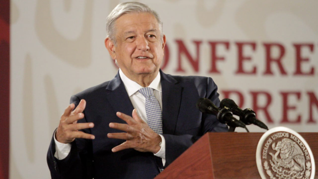 Foto: Andrés Manuel López Obrador, Presidente de México, durante su conferencia de prensa en Palacio Nacional, 2 octubre 2019