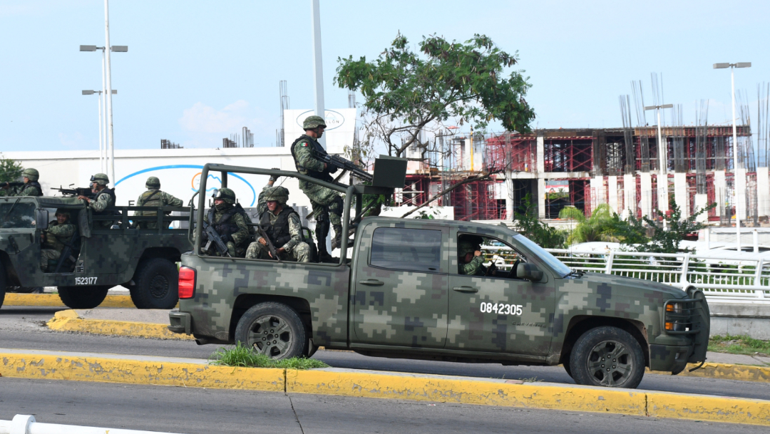 FOTO AMLO envía mensaje a soldados tras hechos violentos en Culiacán (El Debate de Culiacán/Cuartoscuro)