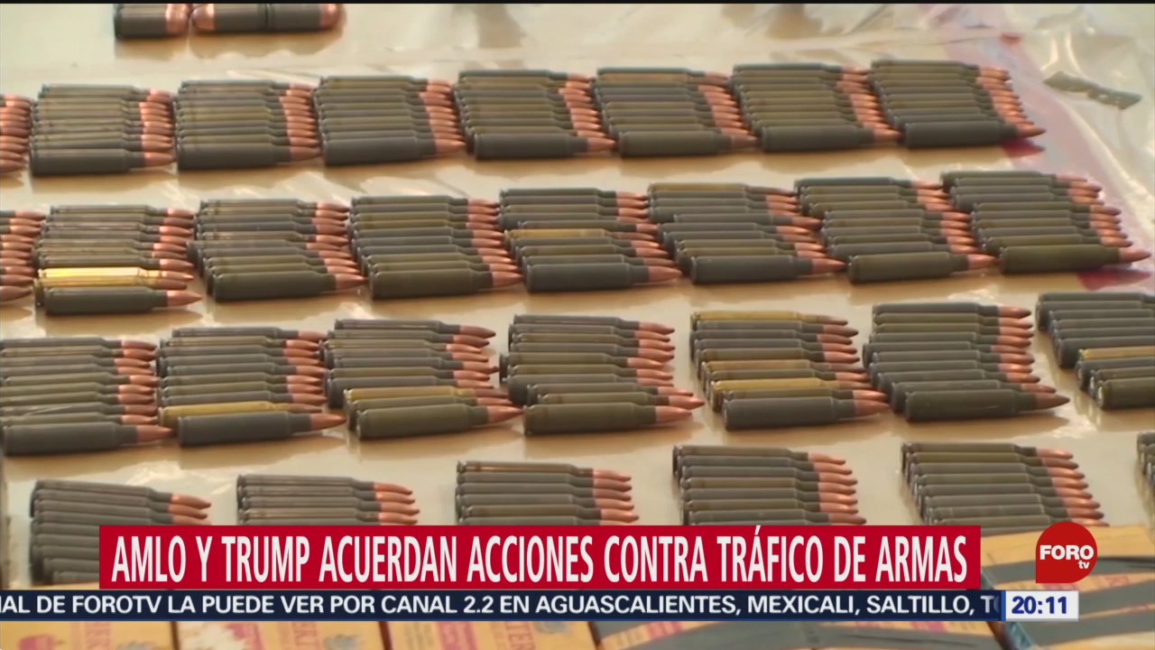 FOTO: AMLO pidió a Trump congelar el tráfico de armas, 19 octubre 2019