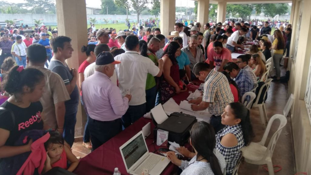 Foto: Asamblea de Morena en el Distrito 02, en Cárdenas, Tabasco, 20 octubre 2019