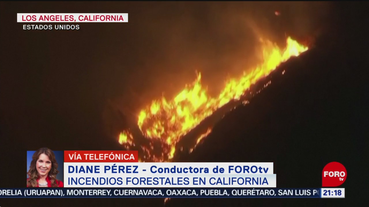 FOTO: Ascienden a 22 mil las hectáreas afectadas por incendios en California, 27 octubre 2019