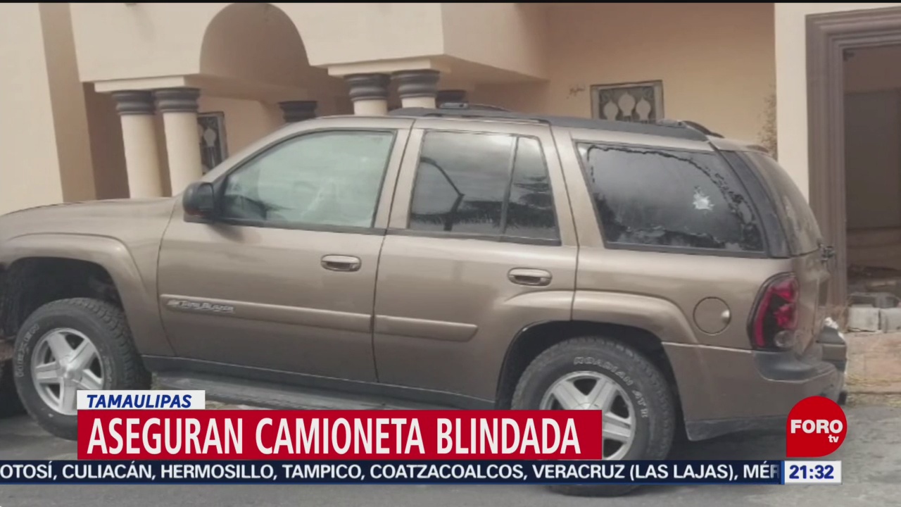 FOTO: Aseguran dos camionetas en Miguel Alemán, en Tamaulipas, 13 octubre 2019