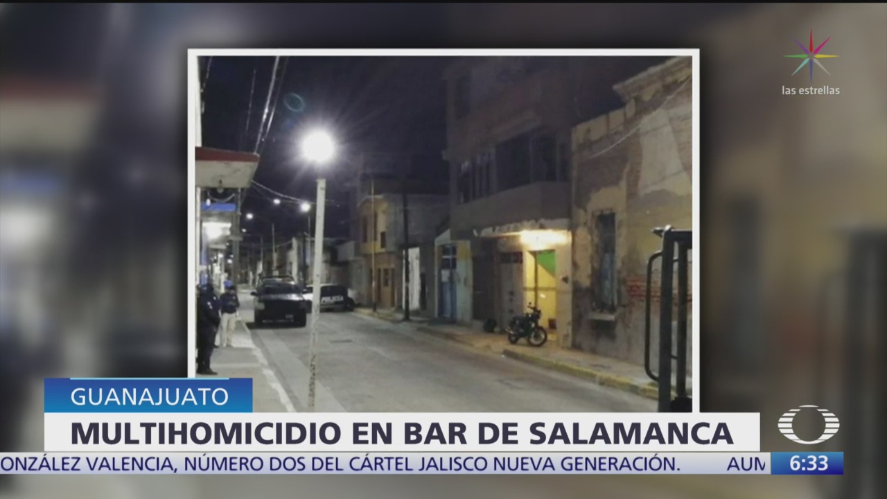 Asesinan a cinco personas en bar de Salamanca, Guanajuato