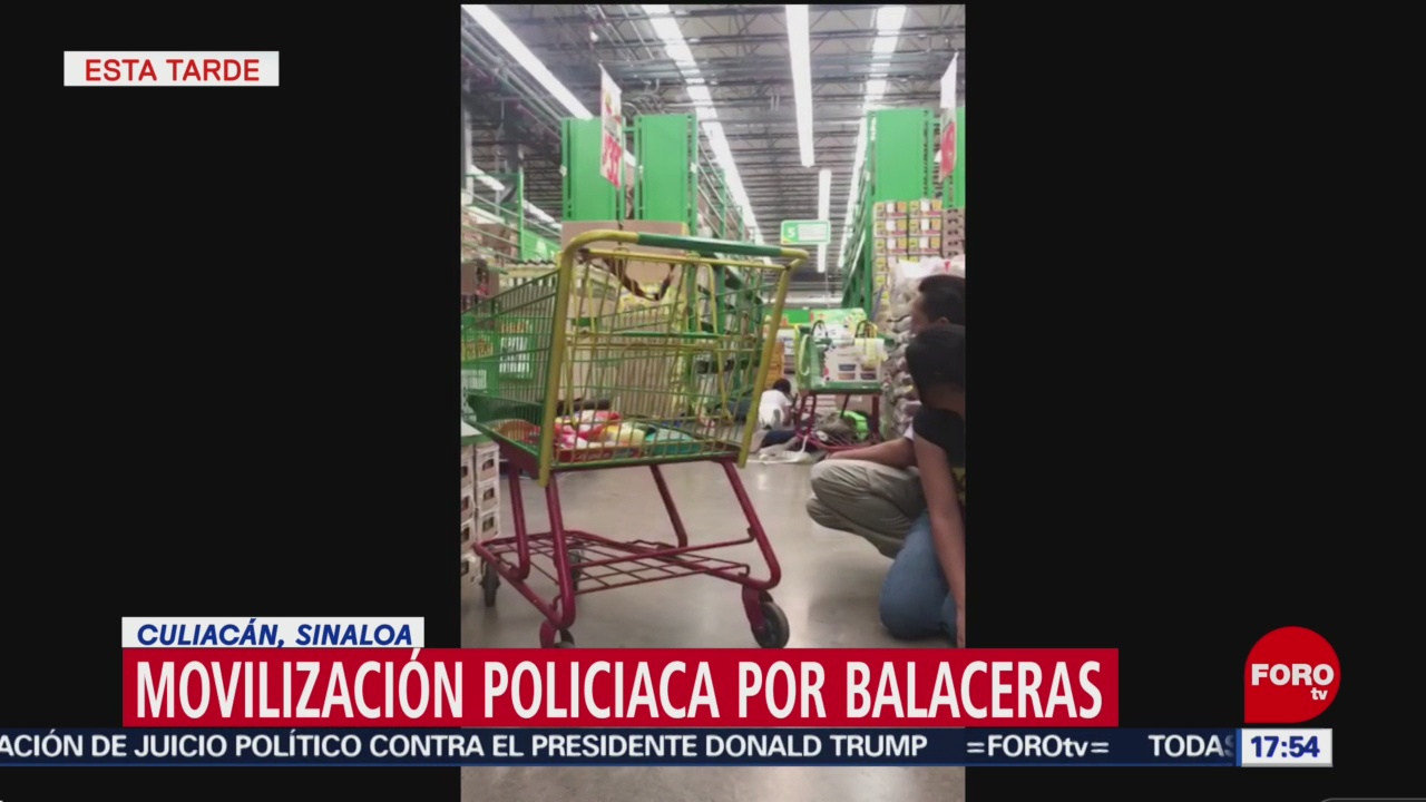 FOTO: Video Balacera Tienda Autoservicio Culiacán